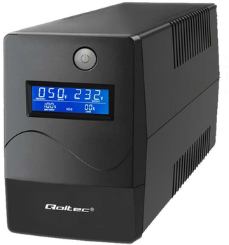 ИБП Qoltec Monolith 450VA 240W LCD USB RJ45 (5901878539775)