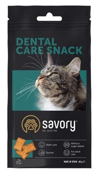 Ласощі для котів подушечки для гігієни зубів Savory Snack Dental Care 60 г