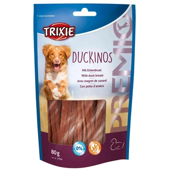 Ласощі для собак для дресування з качкою Trixie Premio Duckinos 80 г