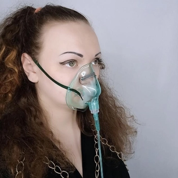 Кислородная дыхательная маска Undis A1 прозрачная размер L (UN-S-A1-001)