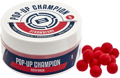 Бойли Brain Champion Pop-Up Полуниця 8мм 34g