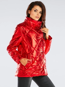Куртка демісезонна коротка жіноча Awama A384 212922 SM Red (5902360551824)