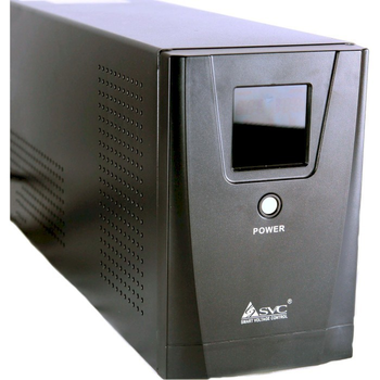 Джерело безперебійного живлення SVC SL-1.5KL-LCD 1500VA під зовнішню батарею