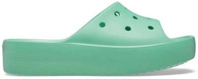 Мужские кроссовки Crocs Classic Platform Slide M8W10-40-26 см Jade Stone 208180