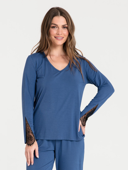 Piżama z długim rękawem LaLupa LA072 1104388 L Niebieska (5903887646680)