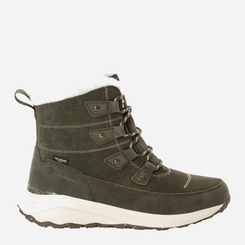 Жіночі зимові черевики високі Jack Wolfskin Dromoventure Texapore High W 4059851-4341 40.5 (7UK) 25.5 см Темно-зелені (4064993916744)