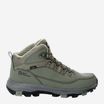 Zimowe buty trekkingowe męskie niskie Jack Wolfskin Everquest Texapore Mid M 4053611-4550 43 (9UK) 26.7 cm Oliwkowe (4064993836578)