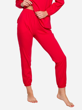 Spodnie od piżamy LaLupa LA123 1223098 S Czerwony (5903887689977)
