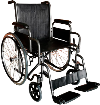 Инвалидная коляска Antar стальная Серая (AT52312)