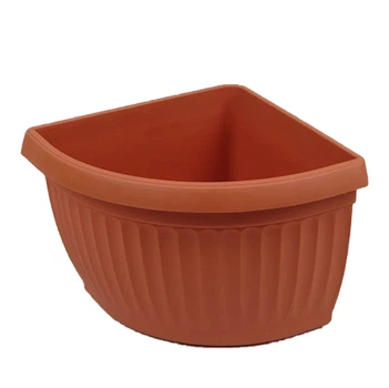 Горшок пластиковый угловой Form-Plastic Дона Ф-25 4 л терракотовый (0241-010)