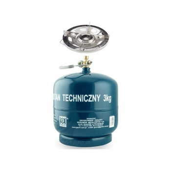 Набор газовый баллон металлический GZWM BT-3 с газовой горелкой Orgaz Stove K-635 для активного отдыха 7.2л (NC00530)