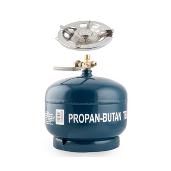 Набор газовый баллон металлический GZWM BT-2 с газовой горелкой Orgaz Stove K-630 для активного отдыха 4.8л (NC00220)