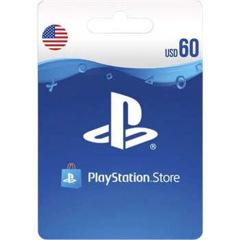 PSN 60 USD | Playstation Network USA (ключ активації)