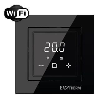 Регулятор для теплої підлоги EasyTherm ET-45 з Wi-Fi чорний / програмований