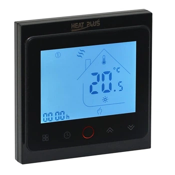 Терморегулятор для теплої підлоги програмований Heat Plus BHT-002 Чорний