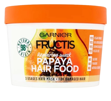 Maska do włosów Garnier Fructis Hair Food Papaya Repair Mask 390ml (3600542140799)