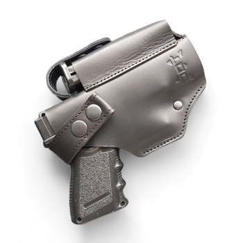 Кобура для Glock 19 поясная на скобе чёрная (GL19001)