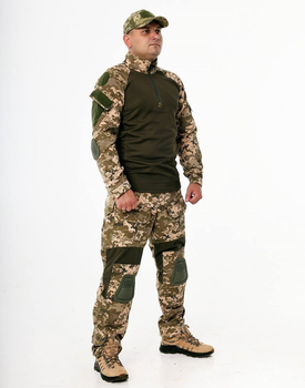 Військова тактична форма Піксель з наколінниками, літня військова форма ЗСУ ріп стоп, літній армійський костюм демісезонний ЗСУ 54
