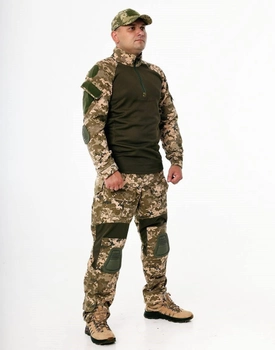 Військова тактична форма Піксель з наколінниками, літня військова форма ЗСУ ріп стоп, літній армійський костюм демісезонний ЗСУ 52