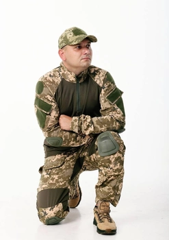 Військова тактична форма Піксель з наколінниками, літня військова форма ЗСУ ріп стоп, літній армійський костюм демісезонний ЗСУ 48