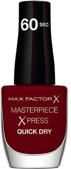 Лак для нігтів Max Factor Masterpiece Xpress Quick Dry 370-Mellow Merlot 8 мл (3616303209322)