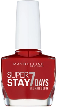 Lakier do paznokci Maybelline New York Superstay 7 days Gel Nail Color 006 Deep Red 10 ml (3600530124848)