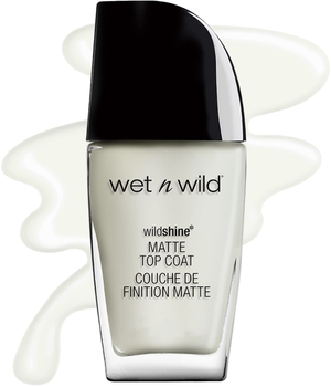 Лак для нігтів Wet N Wild Wild Shine Nail Color E452A Matte Top Coat 10 мл (4049775545213)