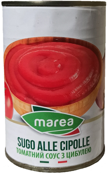 Упаковка соусу Marea Onion Tomato Sause томатний зі шматочками цибулі 400 г х 2 шт. (8033219791591)