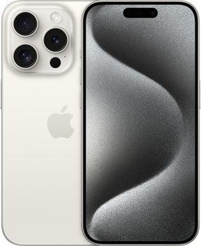 Мобільний телефон Apple iPhone 15 Pro 512GB White Titanium (MTV83RX/A)