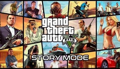 Дополнение Grand Theft Auto V : Story Mode Xbox Series X|S - США (Ключ активации)