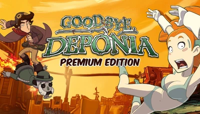 Игра Goodbye Deponia Premium для ПК (Ключ активации Steam)