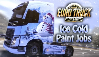 Дополнение Euro Truck Simulator 2 - Ice Cold Paint Jobs Pack для ПК (Ключ активации Steam)