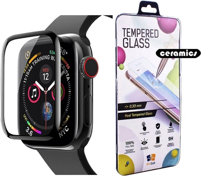 Захисне скло Drobak для Apple Watch Series 6 44 мм Black (313123)