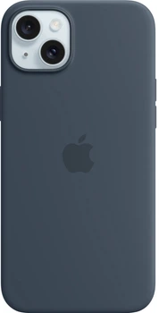Etui Apple MagSafe Silicone Case do Apple iPhone 15 Plus Storm Blue (MT123)