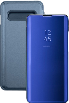 Etui Qoltec Flip Cover do Samsung Galaxy S10+ Niebieski (5901878521367)