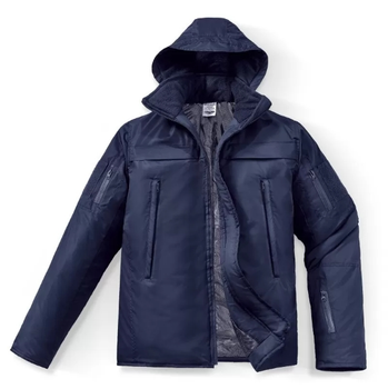 Куртка зимова тактика мембрана Pancer Protection темно-синя (60)