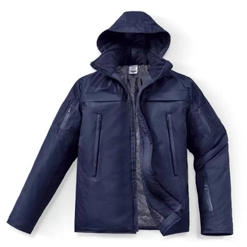 Куртка зимова тактика мембрана Pancer Protection темно-синя (50)