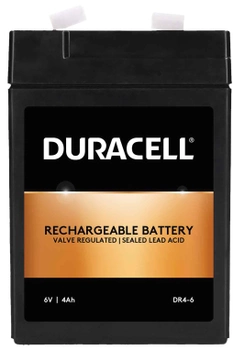 Аккумуляторная батарея Duracell 6V 4Ah AGM (DR4-6)