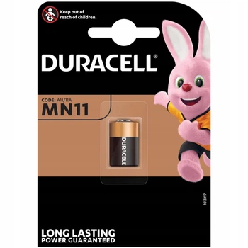 Батарейка щелочная Duracell MN11 (A11), 6V, блистер 1шт