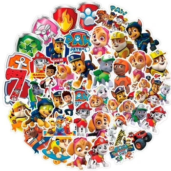 Набір наклейок Щенячий патруль PAW Patrol 50 шт
