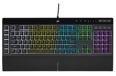 Клавіатура дротова Corsair K55 RGB Pro Black (CH-9226765-RU) USB