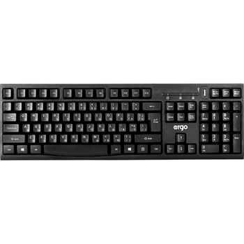 Клавіатура дротова Ergo K-280 HUB USB Black