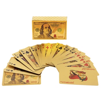 Гральні покерні пластикові SP-Sport Gold Poker Cards 4568 54 карти