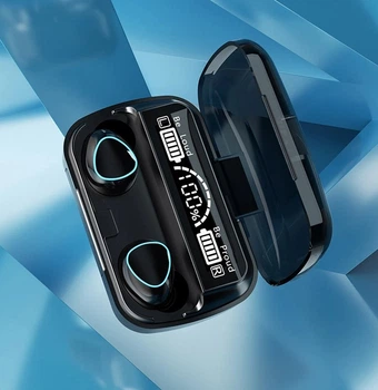 Бездротові Bluetooth навушники TWS M10 чорні