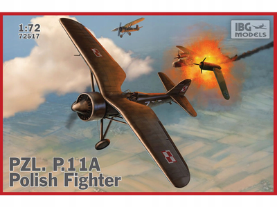 Model plastikowy IBG samolot PZL.P. 11A Polish Fighter (5907747901384)