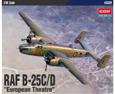 Model plastikowy Academy Hobby Models B-25C/D European Theatre (8809258925606)