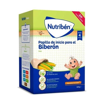 Дитяча мультизлакова каша Nutriben Nutribn Baby Bottle Starter 600 г (8430094056331)