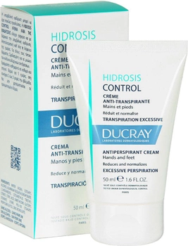 Krem dezodorujący Ducray Hidrosis Control do rąk i stóp 50 ml (3282770108460)