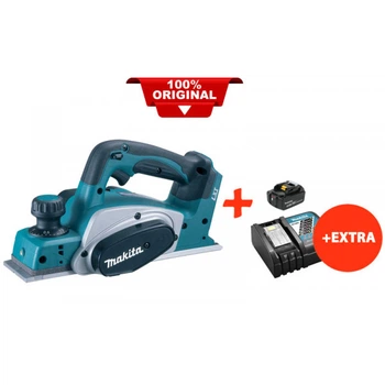 Аккумуляторный рубанок Makita DKP180Z+акк.18V 5 Ah+быстрозарядное ЗУ (DKP180RT)