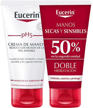 Крем для рук Eucerin Ph5 Hand Cream 2 x 75 мл (4005800186042)
